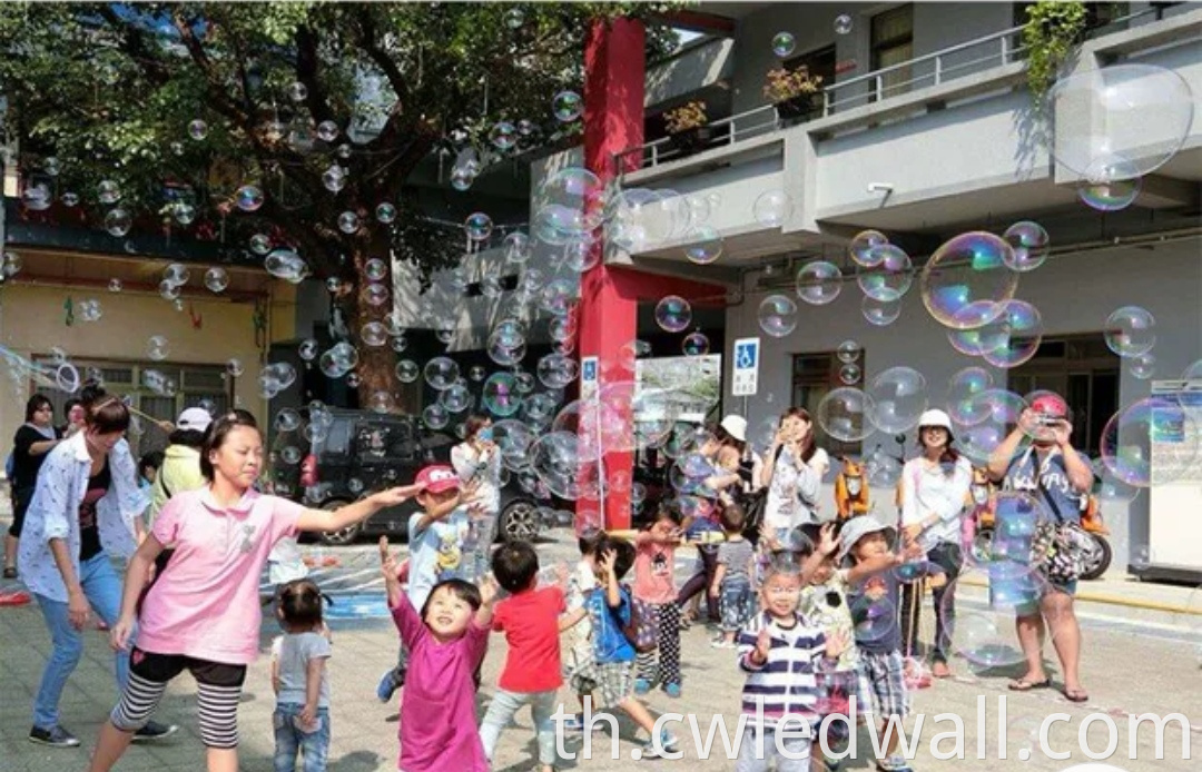 Bubble machine stage events show